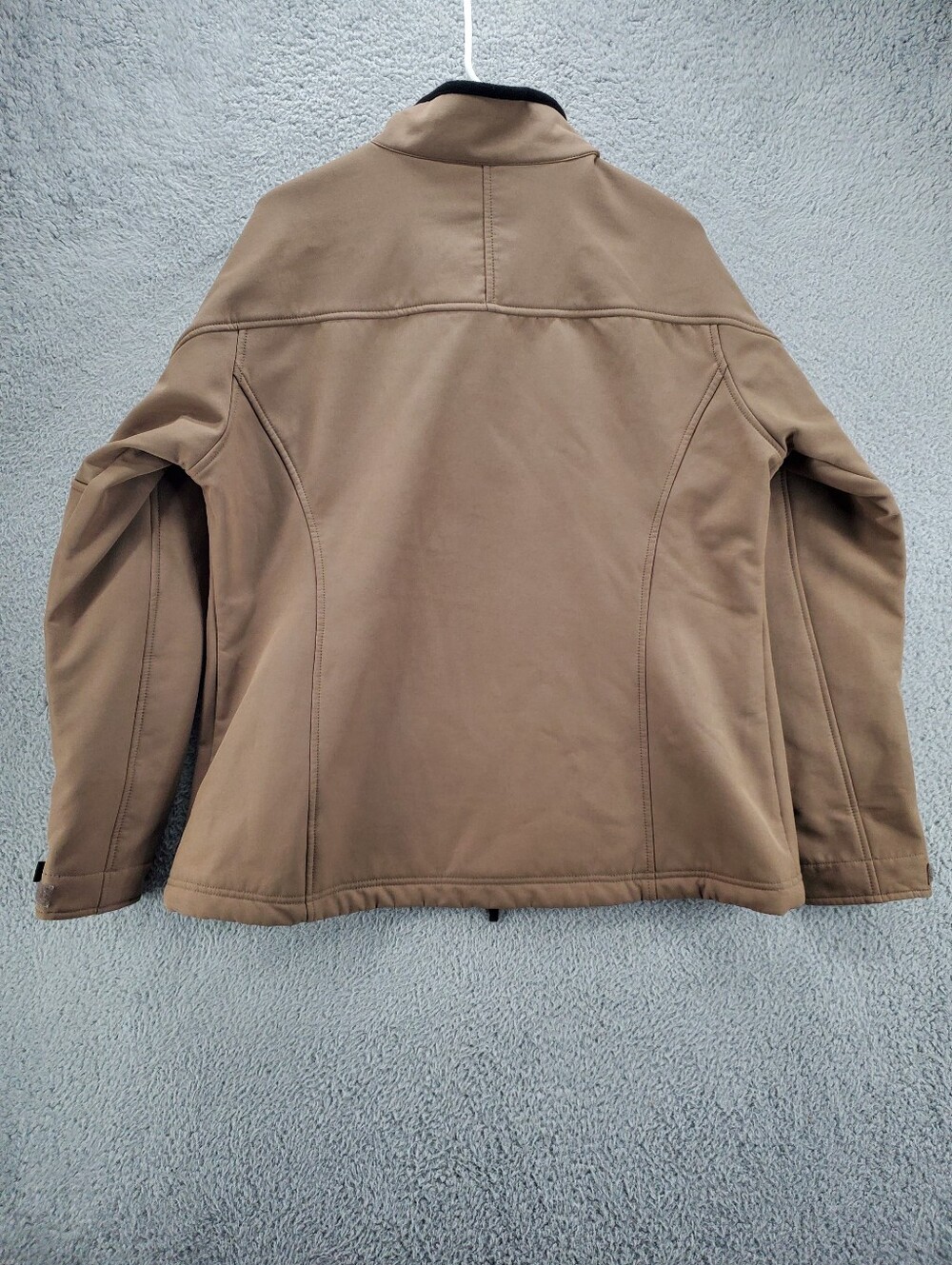 Carhartt Soft Shell Jacket Womens XL Brown Tan Full Zip WJ176 SBN - Picture 6 of 9